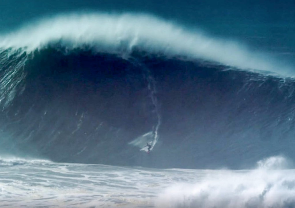 justine dupont big wave surfing nazare